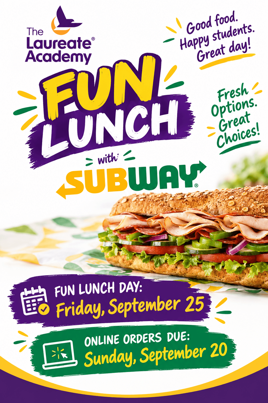 Subway Fun Lunch