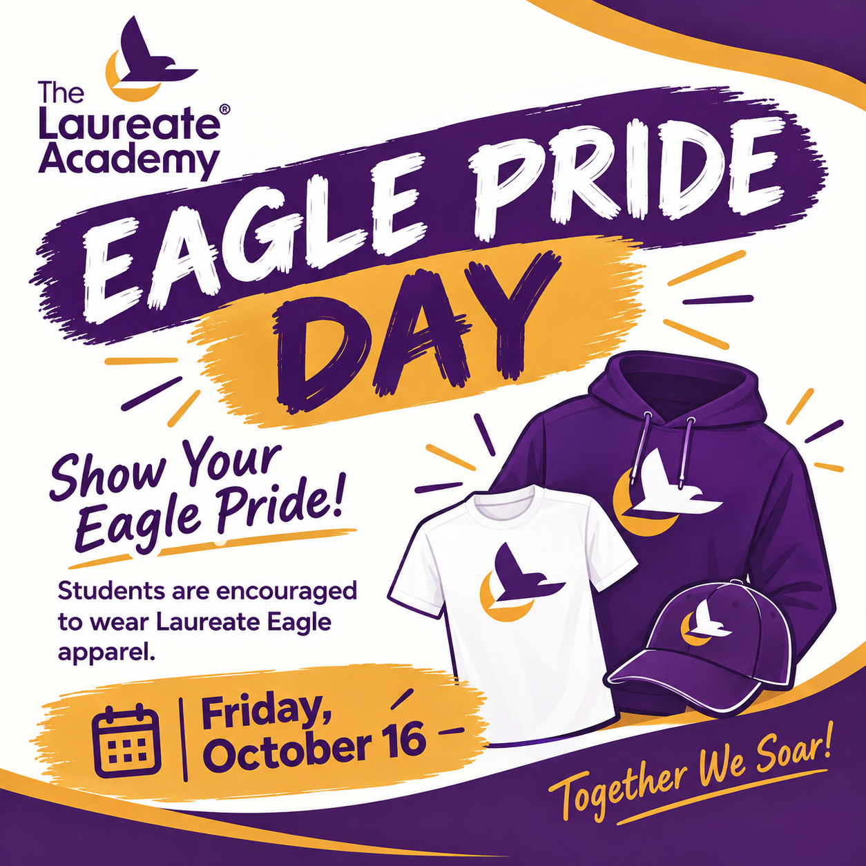 Eagle Pride Day School Spirit Poster