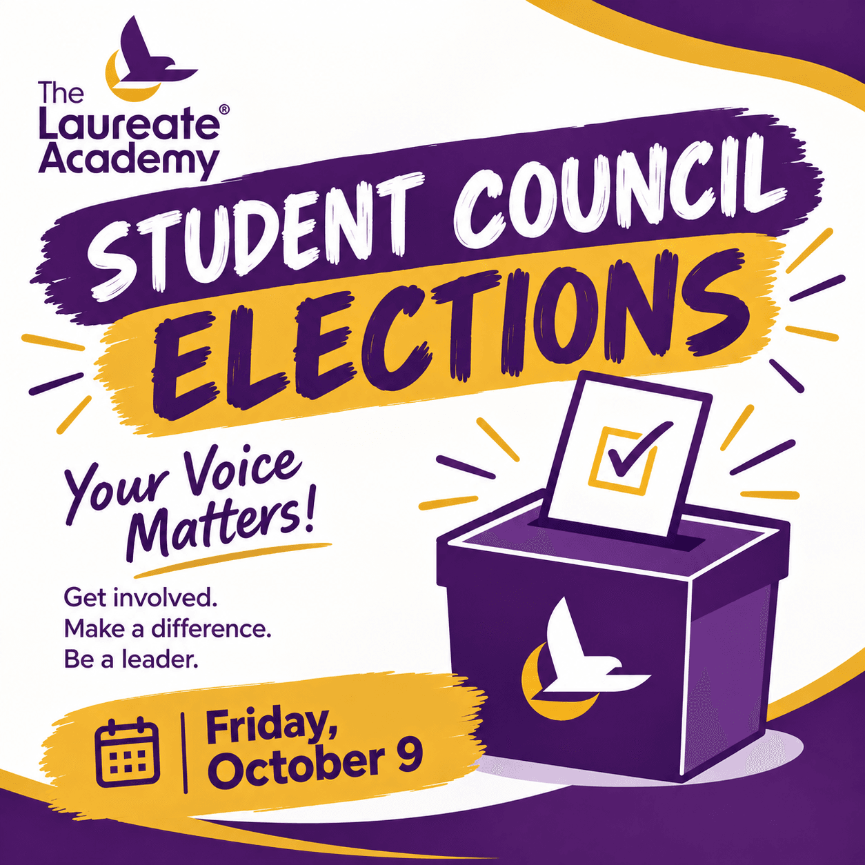 Student Council Elections Poster